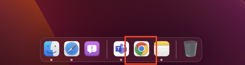 Dot below the App disappears when App is Quit